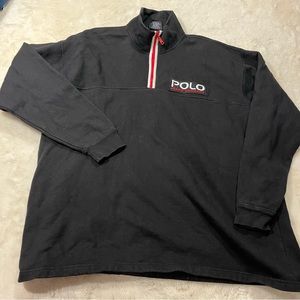 Vintage Ralph Lauren pullover Black Polo Jeans Co Spell Out
